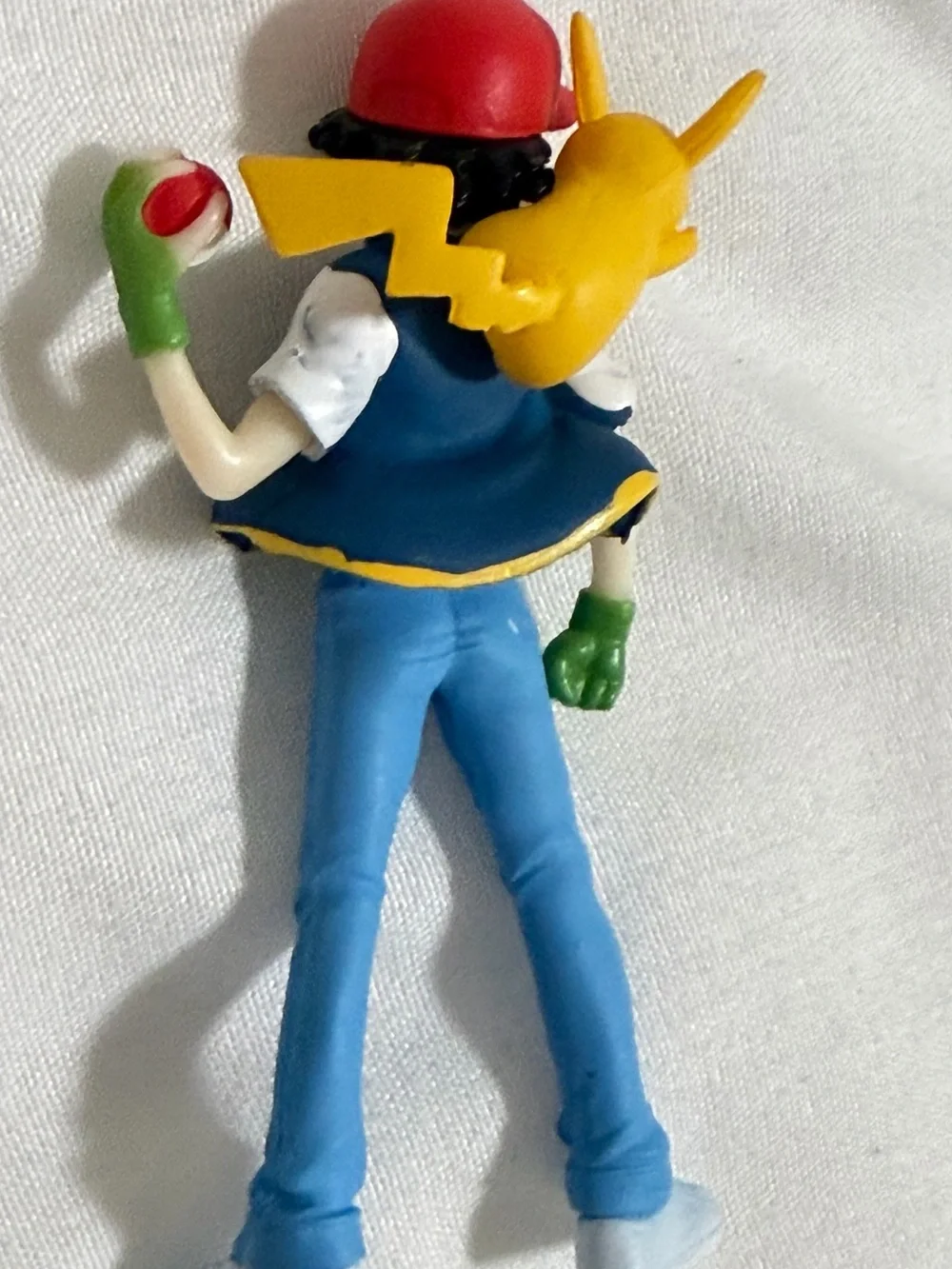 Pokemon Ash Ketchum Action Figure with Pikachu - Red, Blue, Green, Yellow